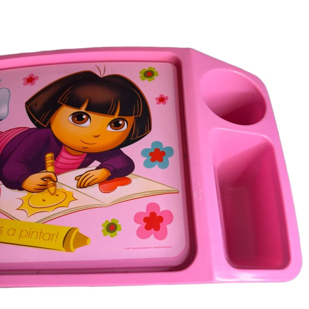 Nickelodeon Dora the Explorer Pink Kids Activity Lap Desk Portable Storage Tray